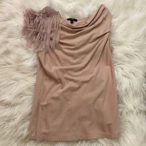 Blush pink gap blouse
